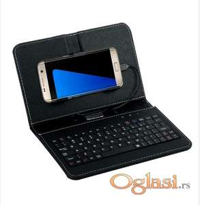 Tastatura + futrola za Android telefone sa OTG USB micro ili USB C